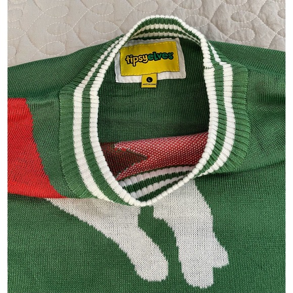 Tipsy Elves Gingerbread Cookies Ugly Christmas Sweater Unisex Large - Picture 4 of 8